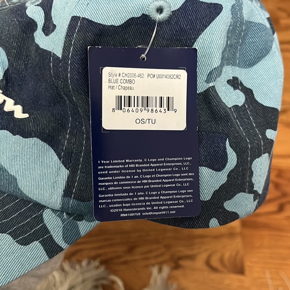 Champion Blue Camo Hat - Picture 9 of 9